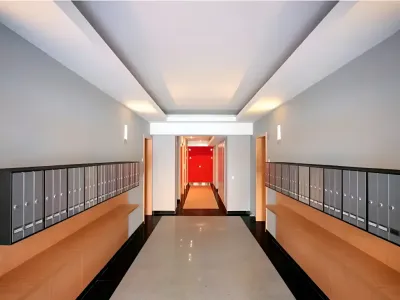 hol generos cu dulapuri apartament inchiriere Sector 2 București